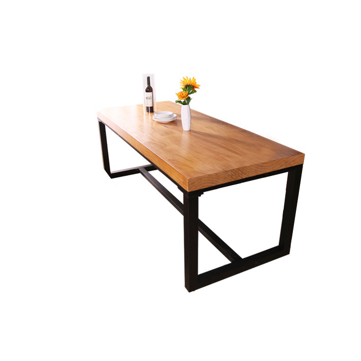 Industrial Style 1/2/3/4 Pieces Dinette Set Solid Wood Table and Bench Set