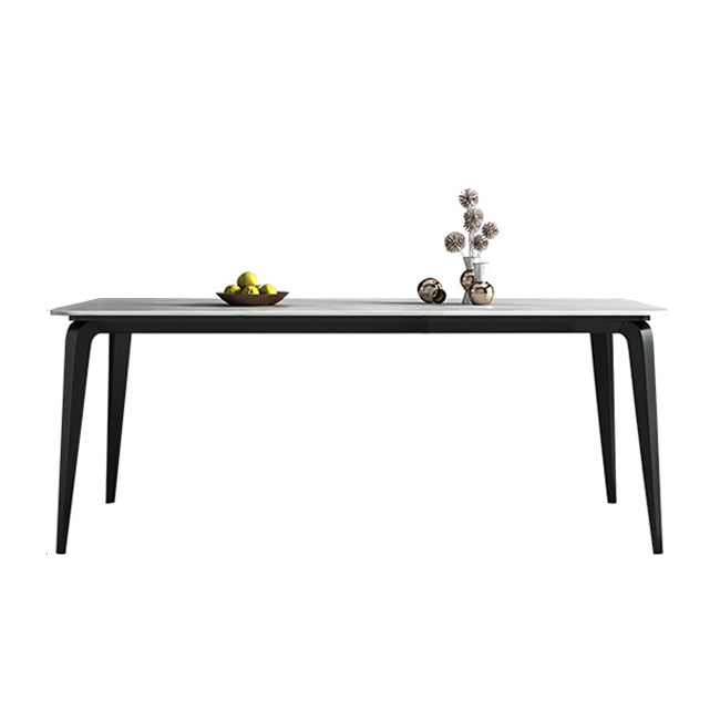 Sintered Stone Top Table for Restaurant Industrial Dining Table with 4 Legs