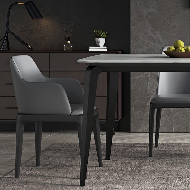 Sintered Stone Top Table for Restaurant Industrial Dining Table with 4 Legs
