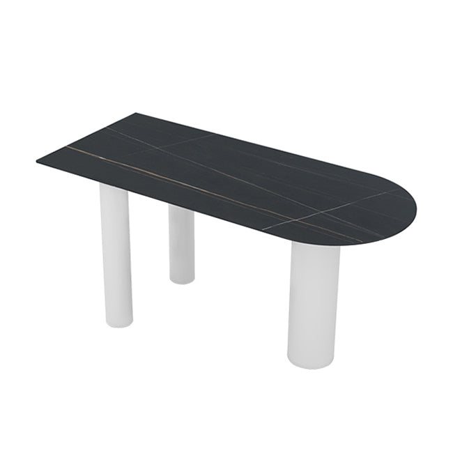 Gesinterde stenen eettafel moderne stijl eettafel voor keuken