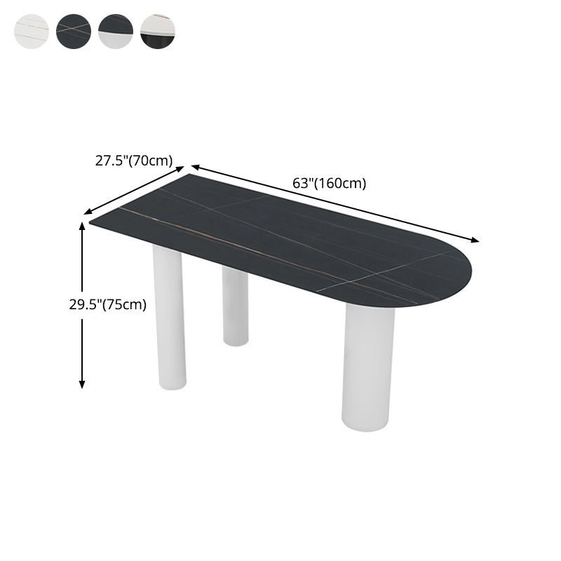 Gesinterde stenen eettafel moderne stijl eettafel voor keuken