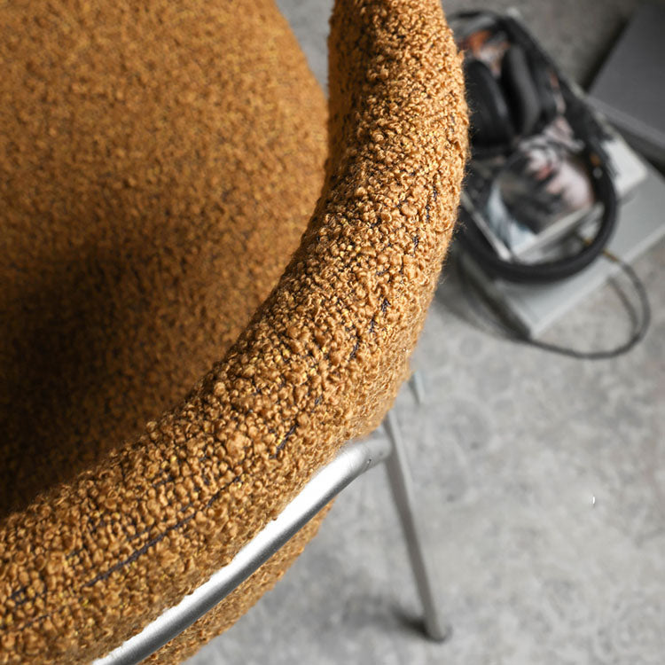 Eigentijdse stijl eetkamerstoelen eetarmloze open achterstoelen met metalen benen