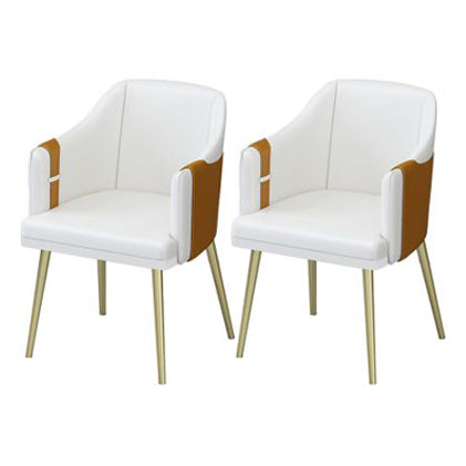 Glam 1/2/5/7 Pieces Dinette Set Sintered Stone Dining Furniture Set with Leather Chairs