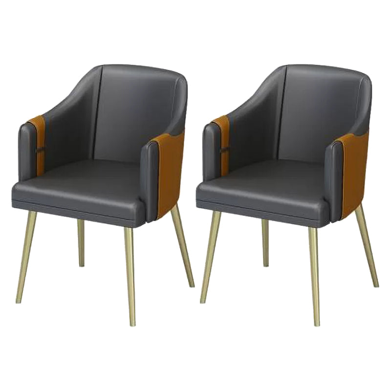 Glam 1/2/5/7 Pieces Dinette Set Sintered Stone Dining Furniture Set with Leather Chairs