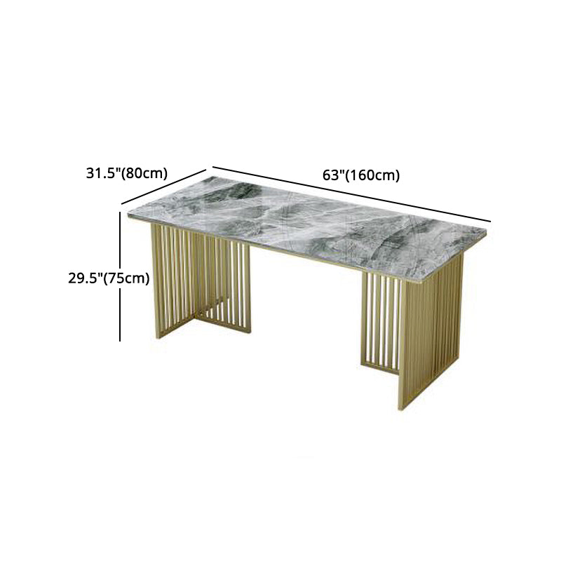 Glam 1/2/5/7 Pieces Dinette Set Sintered Stone Dining Furniture Set with Leather Chairs