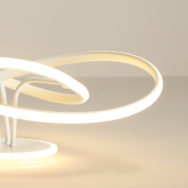 Moderne stijl lineaire vorm plafondarmaturen metaal 2 lichte plafondverlichting