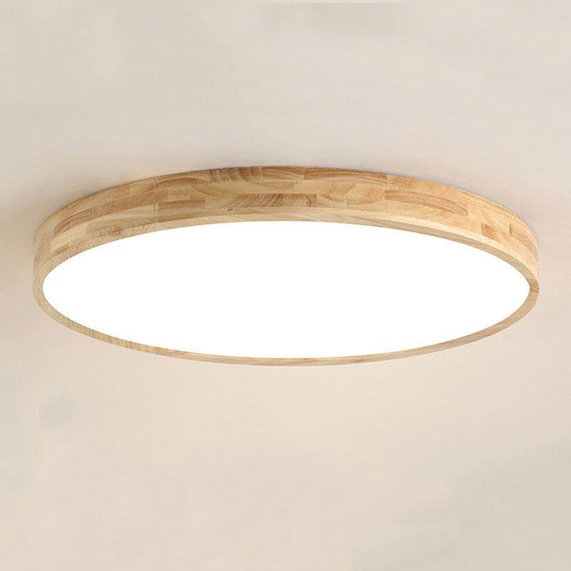 Metal Geométrico Flush Techo Ligero moderno 1-Luz de techo de luz de techo en marrón