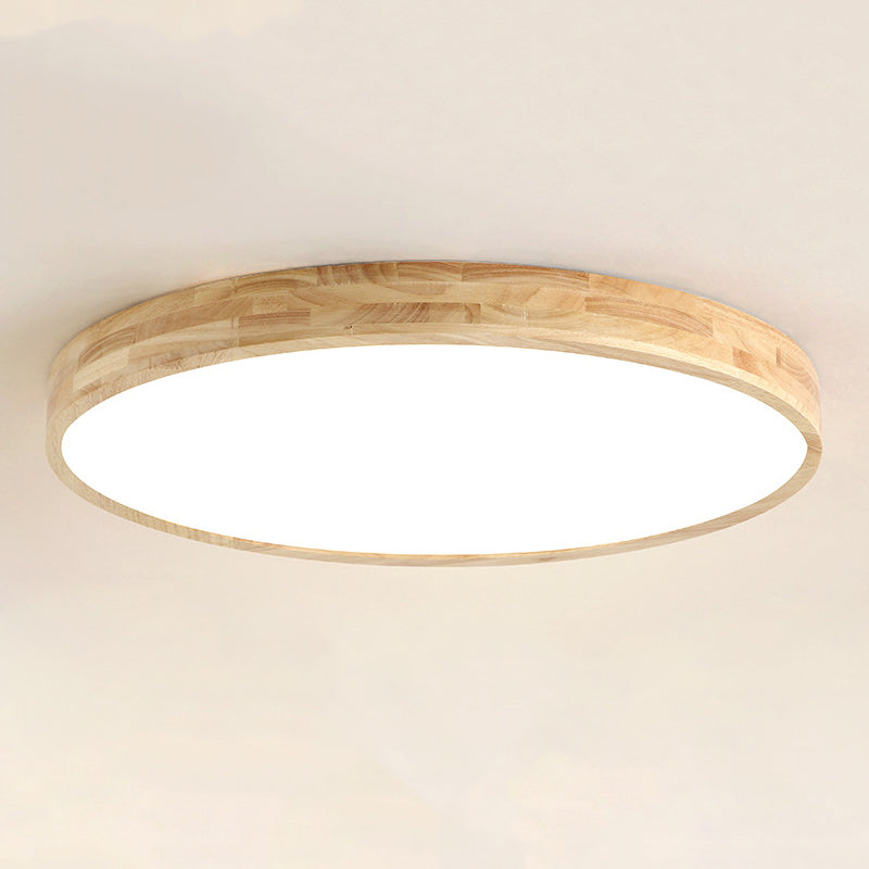 Metal Geométrico Flush Techo Ligero moderno 1-Luz de techo de luz de techo en marrón