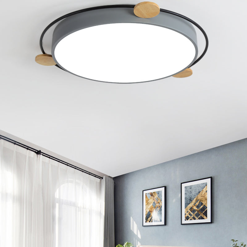 Grigio LED Flush Montato Soffitto Luci di illuminazione contemporaneo per Living Room