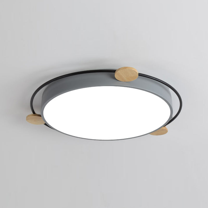 Grigio LED Flush Montato Soffitto Luci di illuminazione contemporaneo per Living Room