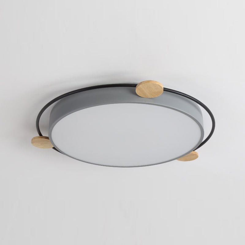 Grigio LED Flush Montato Soffitto Luci di illuminazione contemporaneo per Living Room