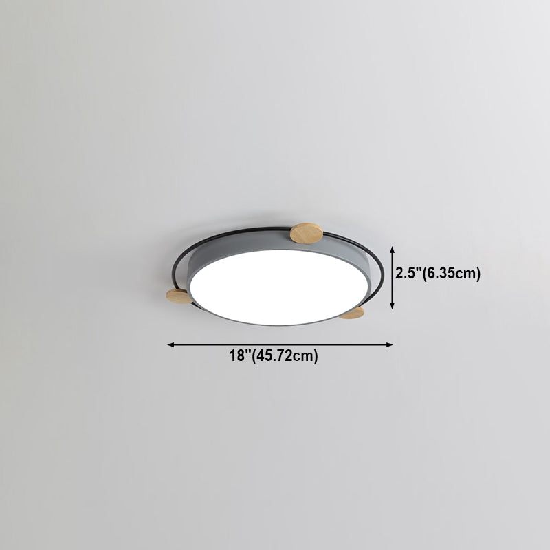 Grigio LED Flush Montato Soffitto Luci di illuminazione contemporaneo per Living Room