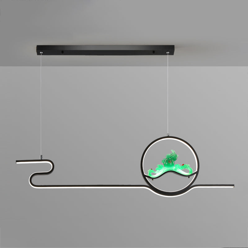 Estilo contemporáneo Luces de isla lineal Luces de metal 2 Lighting Lighting Lighting Accesorios