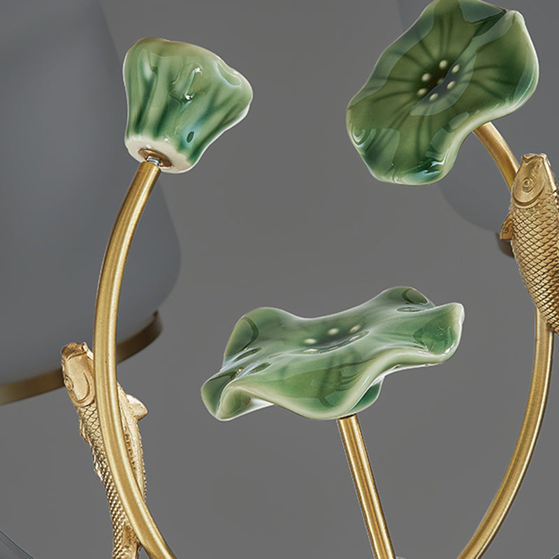 Cilindro de iluminación de la isla de cocina contemporánea Luces de isla colgantes con sombra de vidrio blanco