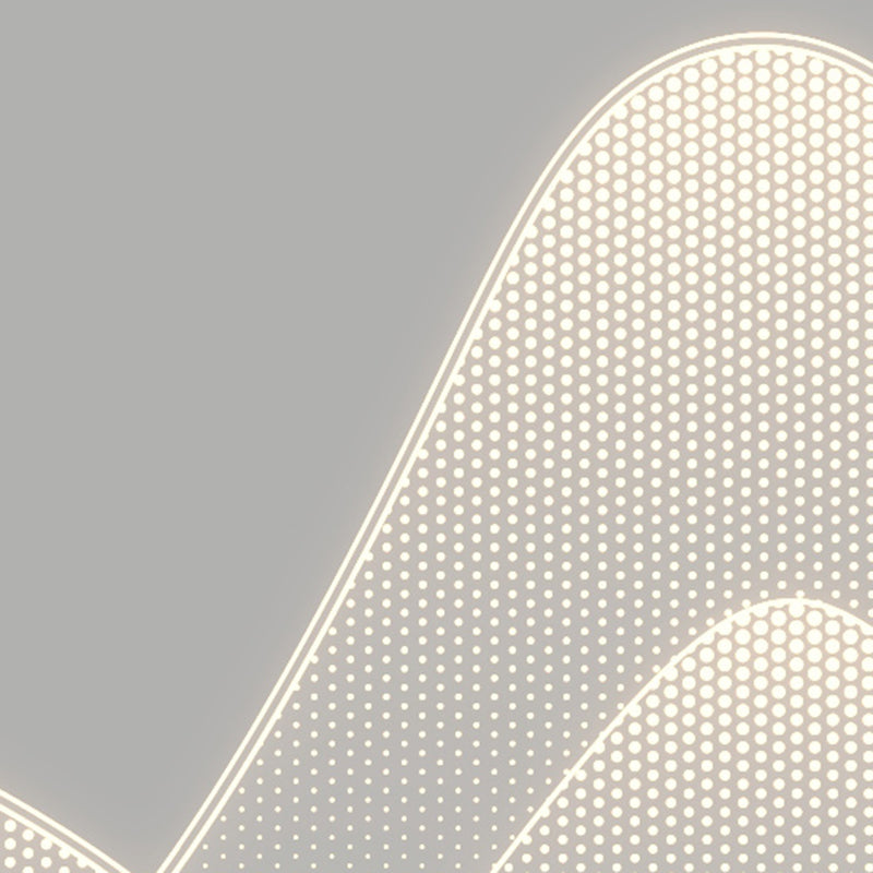 Iluminación de colgante de metal moderno Luz de colgante lineal de 1 luces