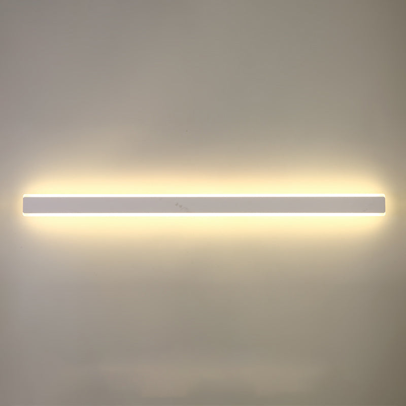 Linearer Schatten Metall Wandleuchter moderner Stil Einleichter Wandhalterung Beleuchtung