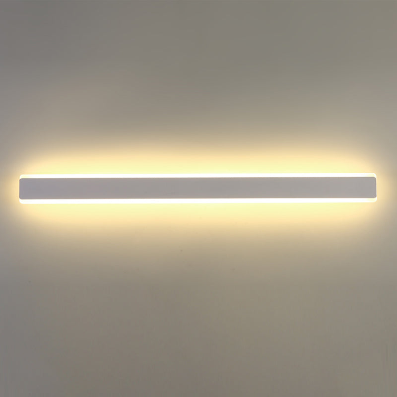 Linearer Schatten Metall Wandleuchter moderner Stil Einleichter Wandhalterung Beleuchtung