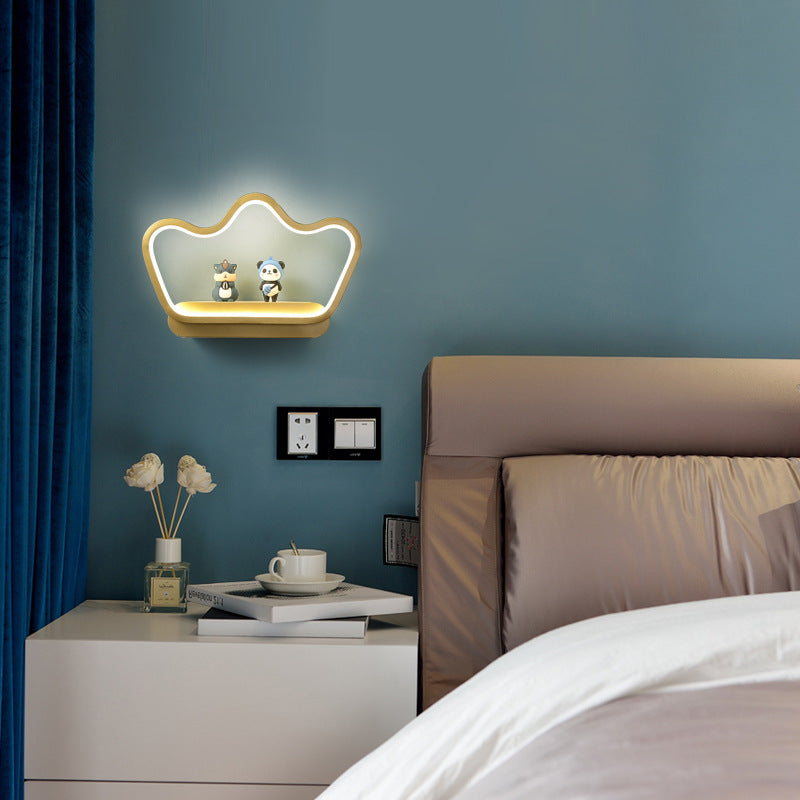 Geometrische Wandbeleuchtung Geräte moderner Metall 1 Lichtwandbeleuchtung