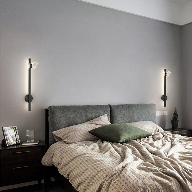 Linearer Schatten Metall Wandleuchte moderne Style 2 Lichter Wandmontage Licht