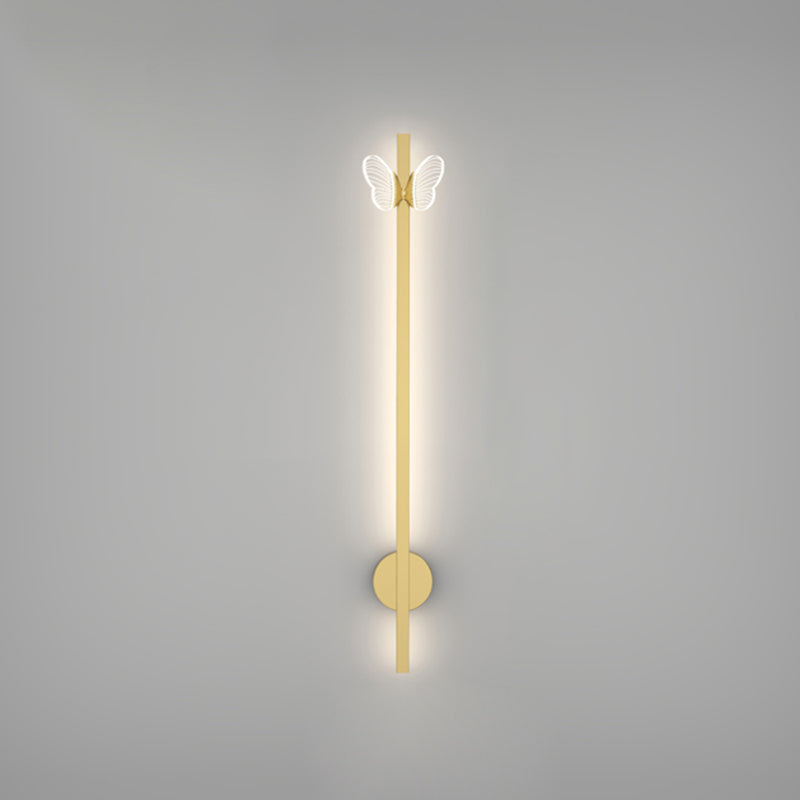 Linearer Schatten Metall Wandleuchte moderne Style 2 Lichter Wandmontage Licht