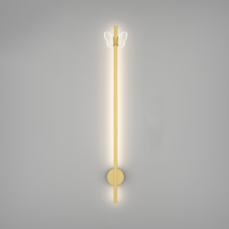 Linearer Schatten Metall Wandleuchte moderne Style 2 Lichter Wandmontage Licht