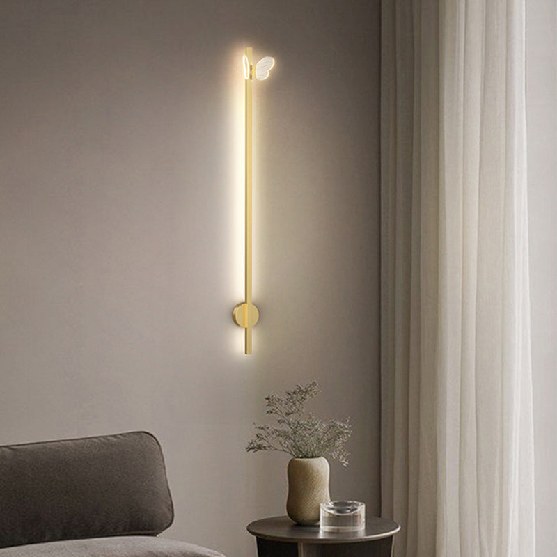 Linearer Schatten Metall Wandleuchte moderne Style 2 Lichter Wandmontage Licht