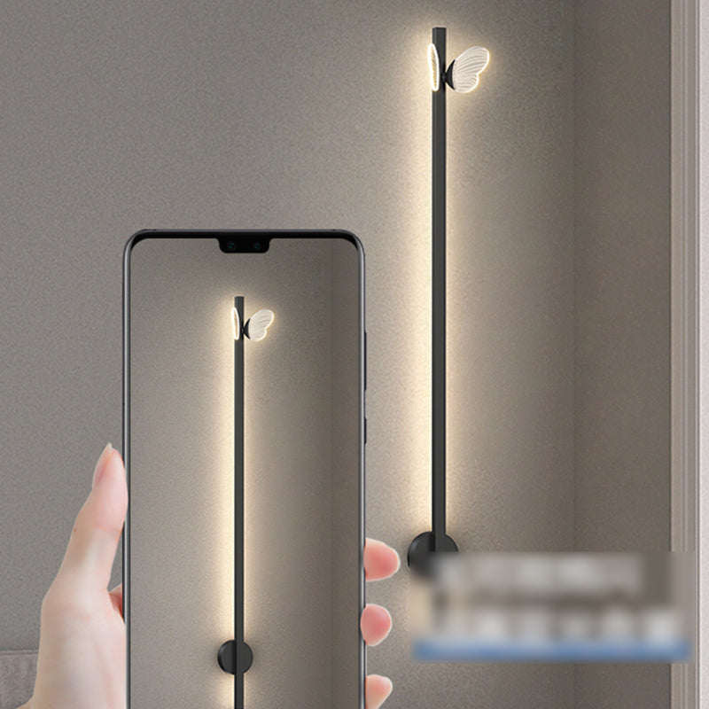 Linearer Schatten Metall Wandleuchte moderne Style 2 Lichter Wandmontage Licht