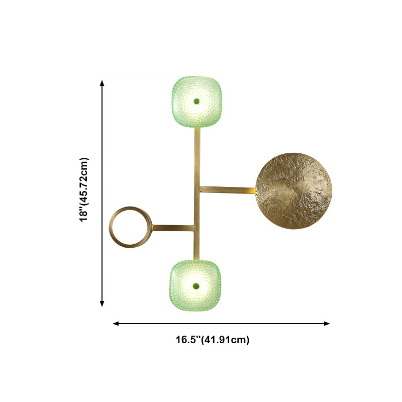 Multi -Lichter runde Wandmontageleuchte moderne Metall Wandleuchte Metall Wandleuchte