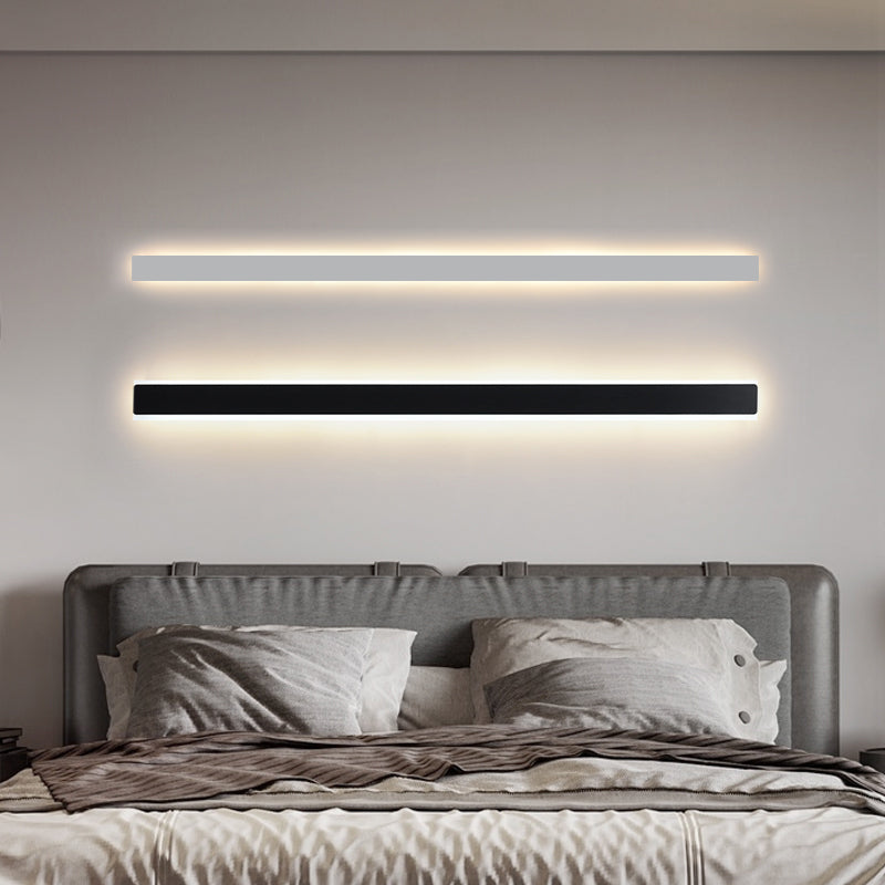 Linearer Schatten Metall Wandleuchten moderner Stil 1 Lichtwandmontage Licht