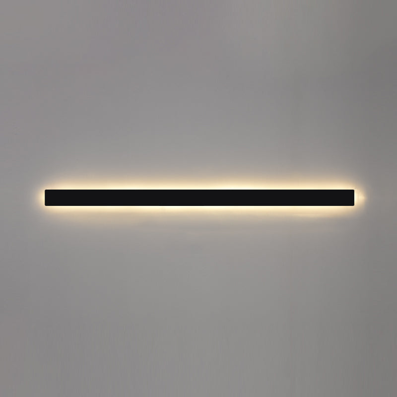 Linearer Schatten Metall Wandleuchten moderner Stil 1 Lichtwandmontage Licht