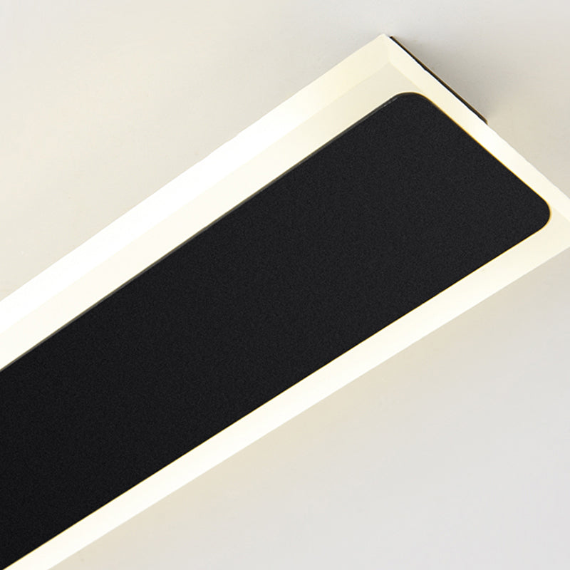 Linearer Schatten Metall Wandleuchten moderner Stil 1 Lichtwandmontage Licht