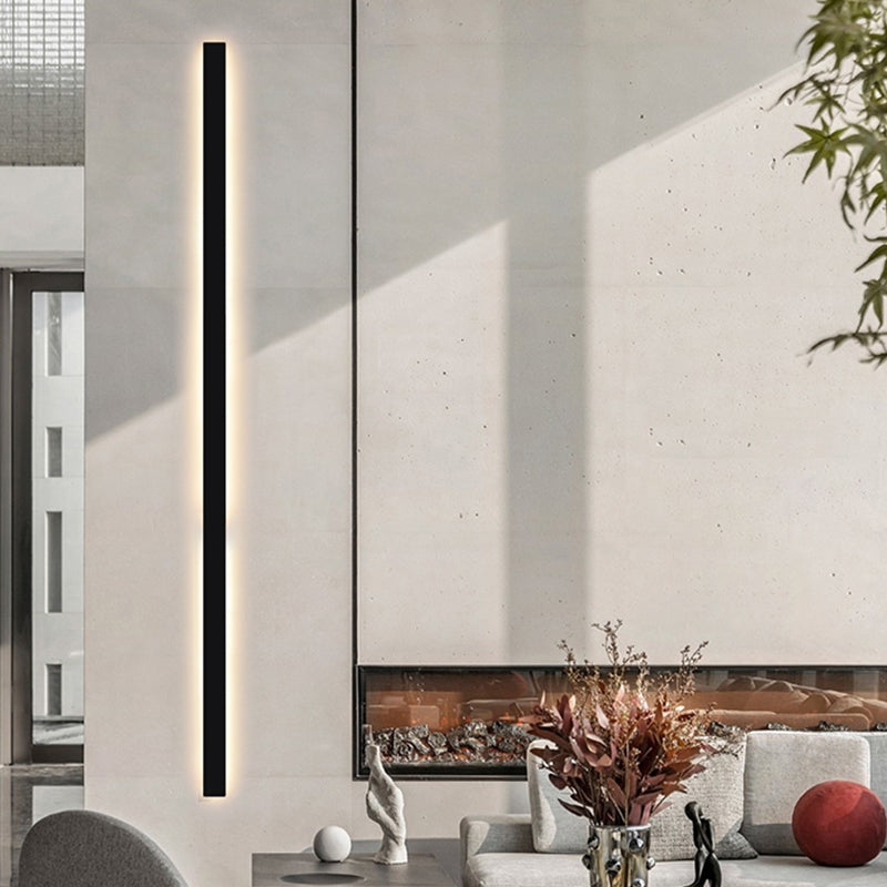 Linearer Schatten Metall Wandleuchten moderner Stil 1 Lichtwandmontage Licht