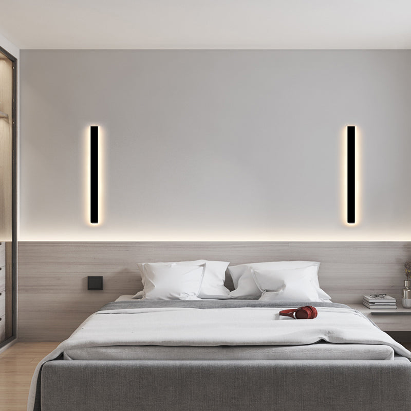 Linearer Schatten Metall Wandleuchten moderner Stil 1 Lichtwandmontage Licht