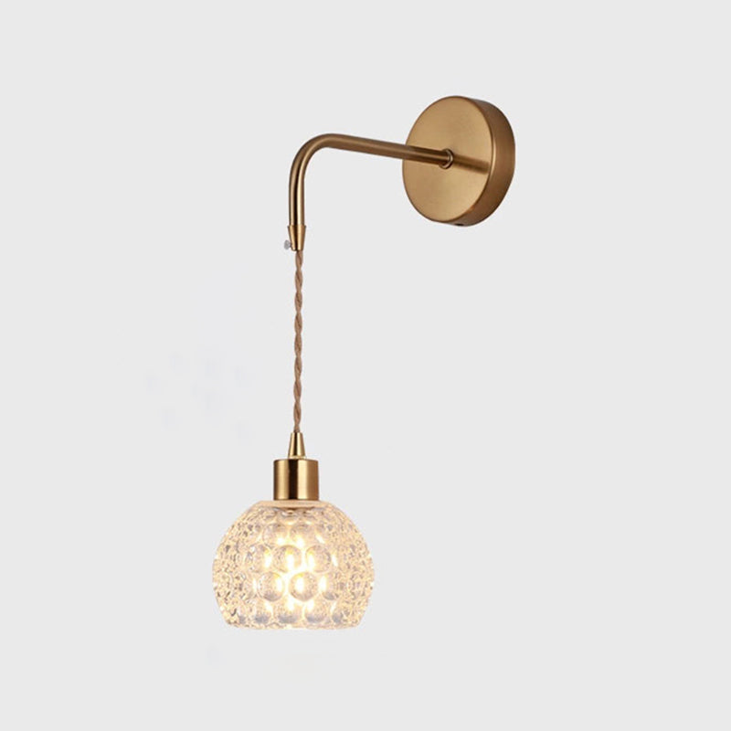 1 lumière géométrique mural luminaire de style industriel Idées d'éclairage mural en verre industriel lumières