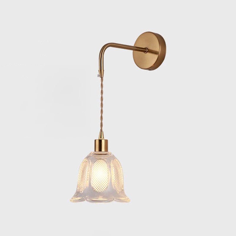 1 lumière géométrique mural luminaire de style industriel Idées d'éclairage mural en verre industriel lumières