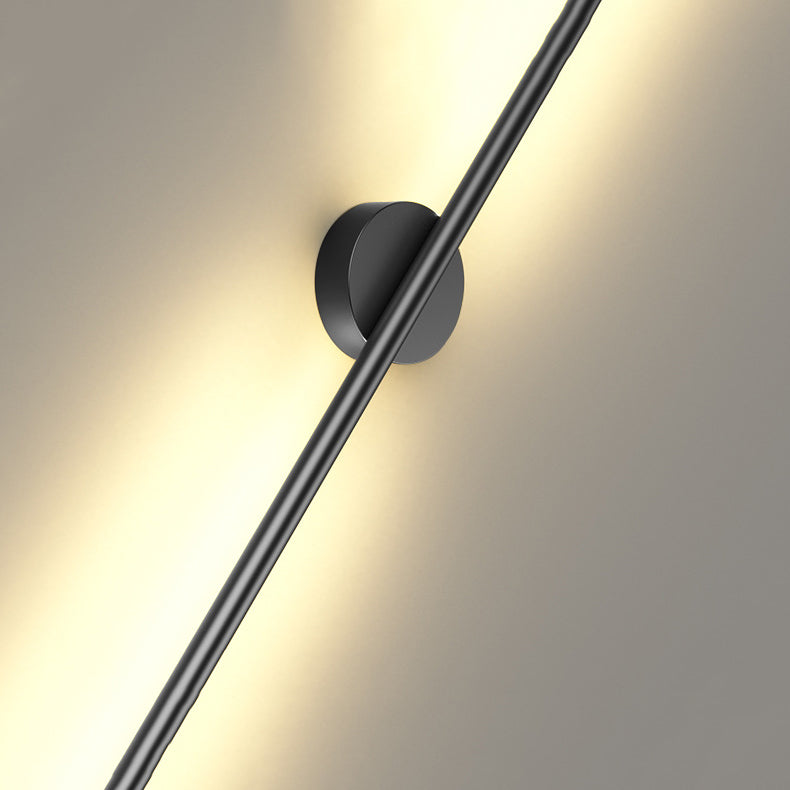 Linearer Schatten Metall Wandleuchten moderner Stil 1 Lichtwandmontage Licht