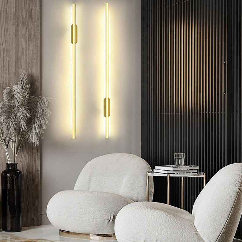 Linearer Schatten Metall Wandleuchten moderner Stil 1 Lichtwandmontage Licht