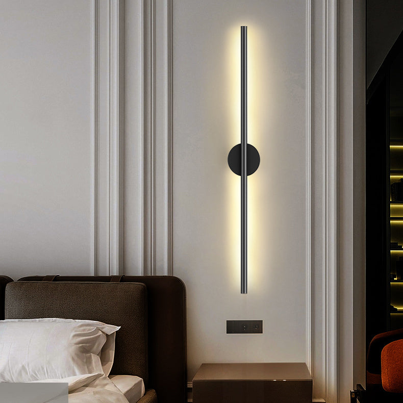 Linearer Schatten Metall Wandleuchten moderner Stil 1 Lichtwandmontage Licht