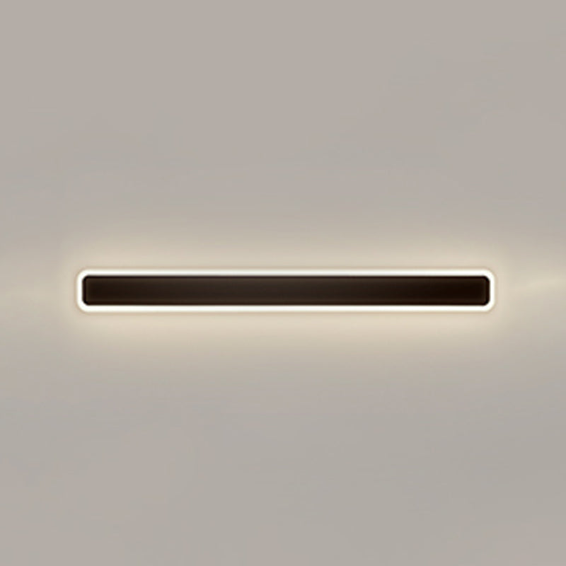 Metall Linearer Schatten Wandleuchter moderner Stil ein leichtem Lichtmontagelicht