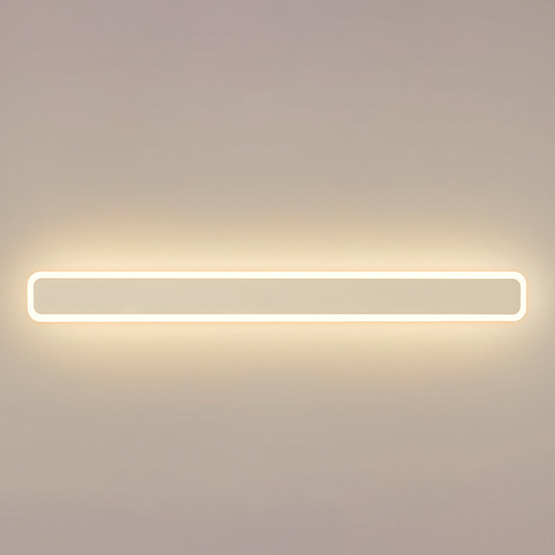 Metall Linearer Schatten Wandleuchter moderner Stil ein leichtem Lichtmontagelicht