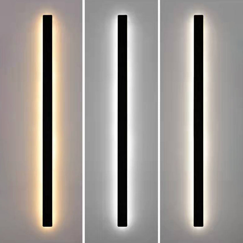Linearer Schatten Metall Wandleuchten moderner Stil 1-Licht-Wandmontage Licht