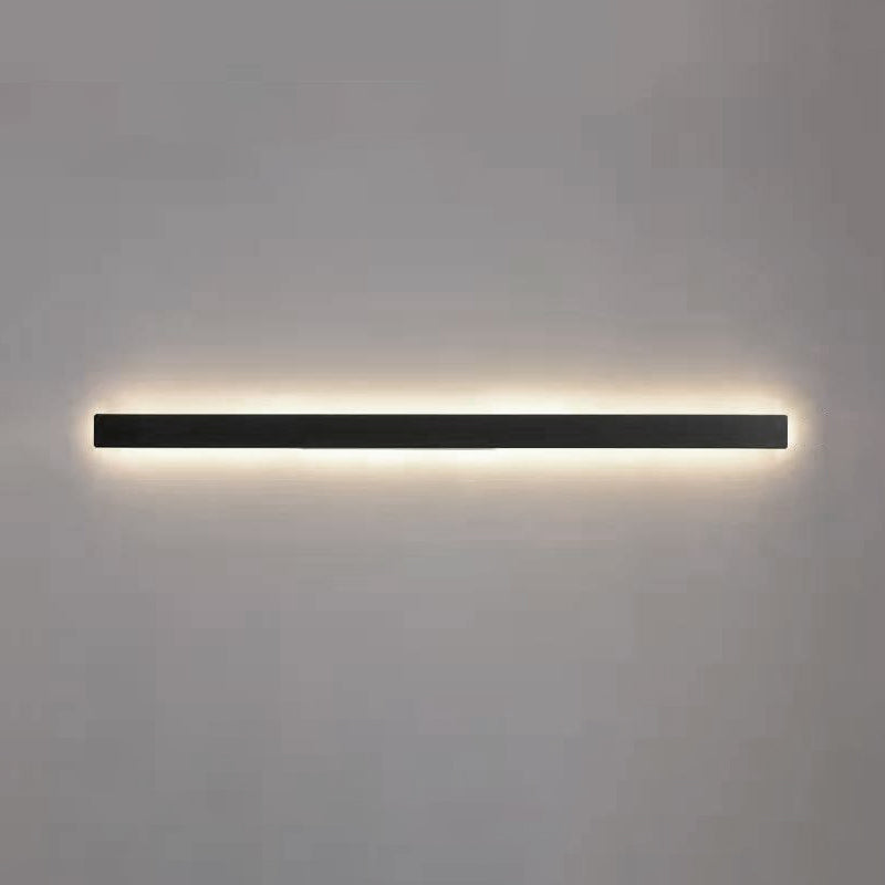 Linearer Schatten Metall Wandleuchten moderner Stil 1-Licht-Wandmontage Licht