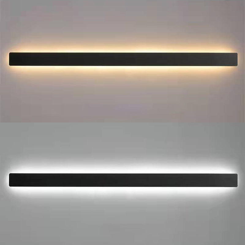 Linearer Schatten Metall Wandleuchten moderner Stil 1-Licht-Wandmontage Licht