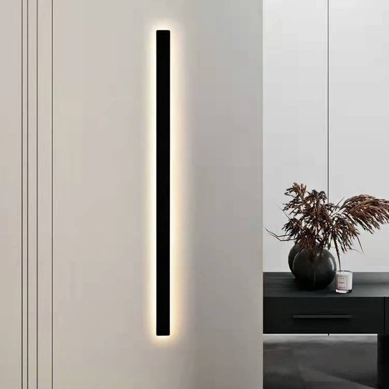 Linearer Schatten Metall Wandleuchten moderner Stil 1-Licht-Wandmontage Licht