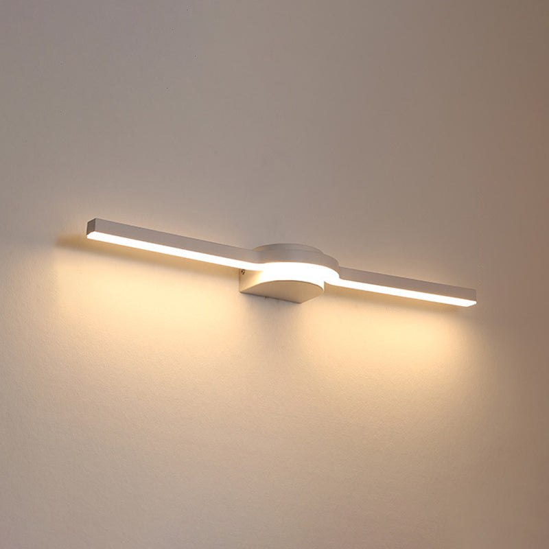 Metal Thin Vanity Wall Sconce Modern Style 1 Light Vanity Lighting Fixtures