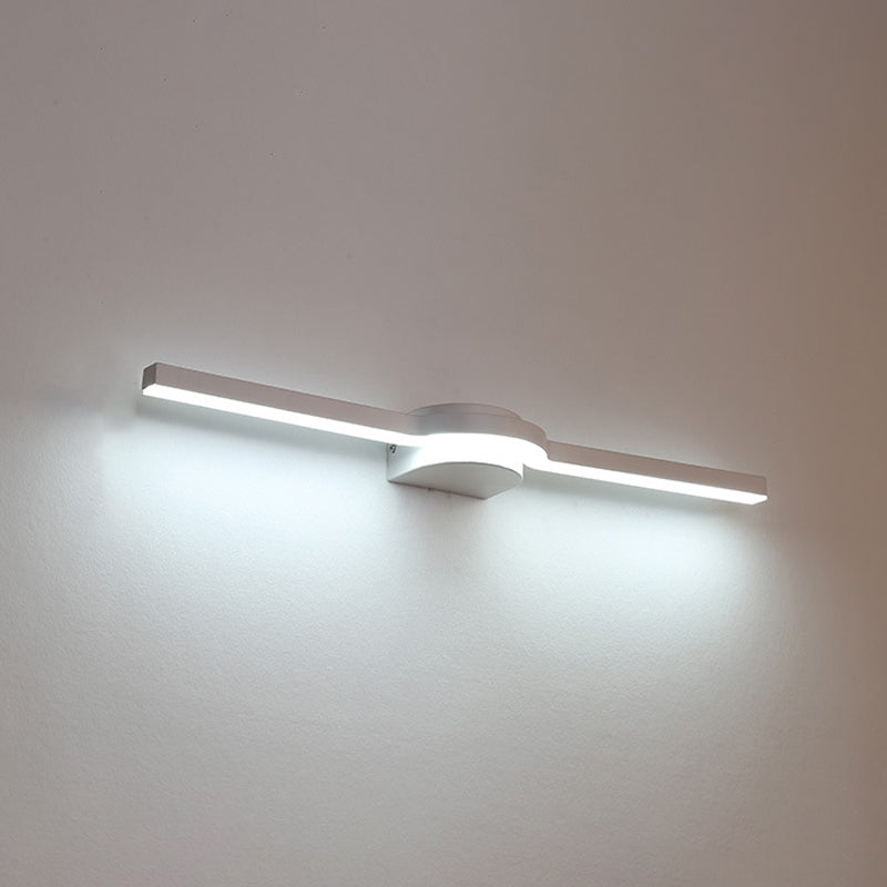 Metal Thin Vanity Wall Sconce Modern Style 1 Light Vanity Lighting Fixtures