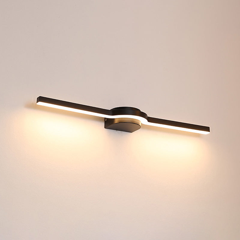Metal Thin Vanity Wall Sconce Modern Style 1 Light Vanity Lighting Fixtures