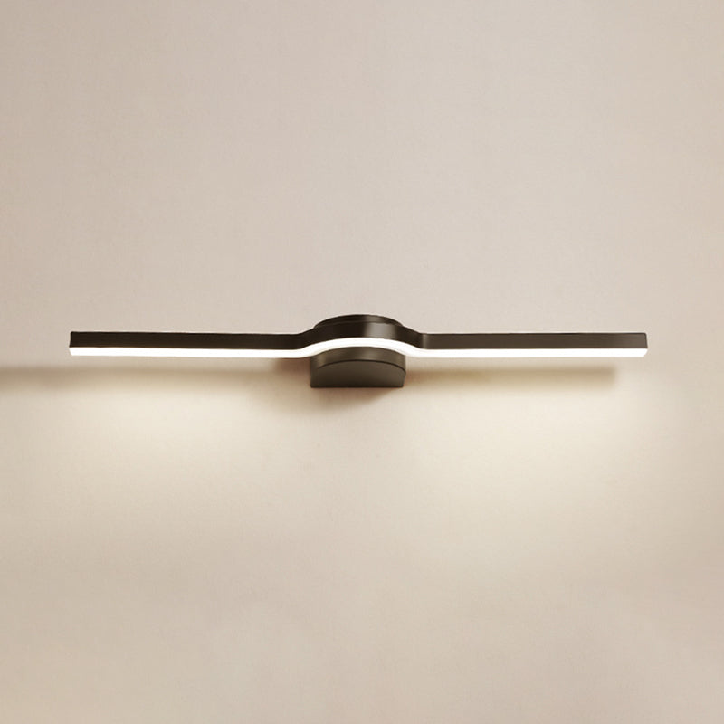 Metal Thin Vanity Wall Sconce Modern Style 1 Light Vanity Lighting Fixtures