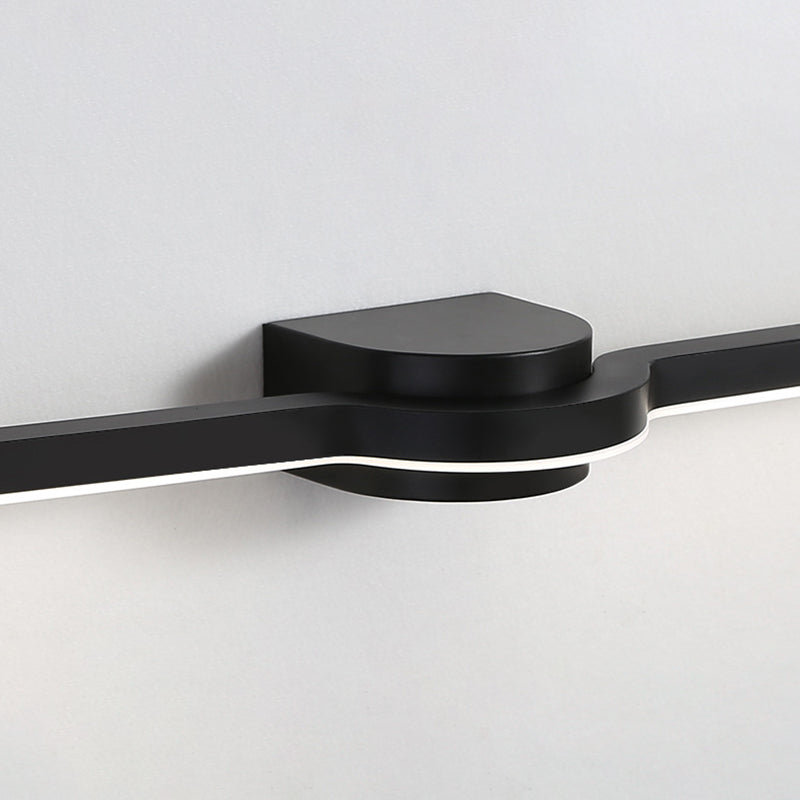 Metal Thin Vanity Wall Sconce Modern Style 1 Light Vanity Lighting Fixtures