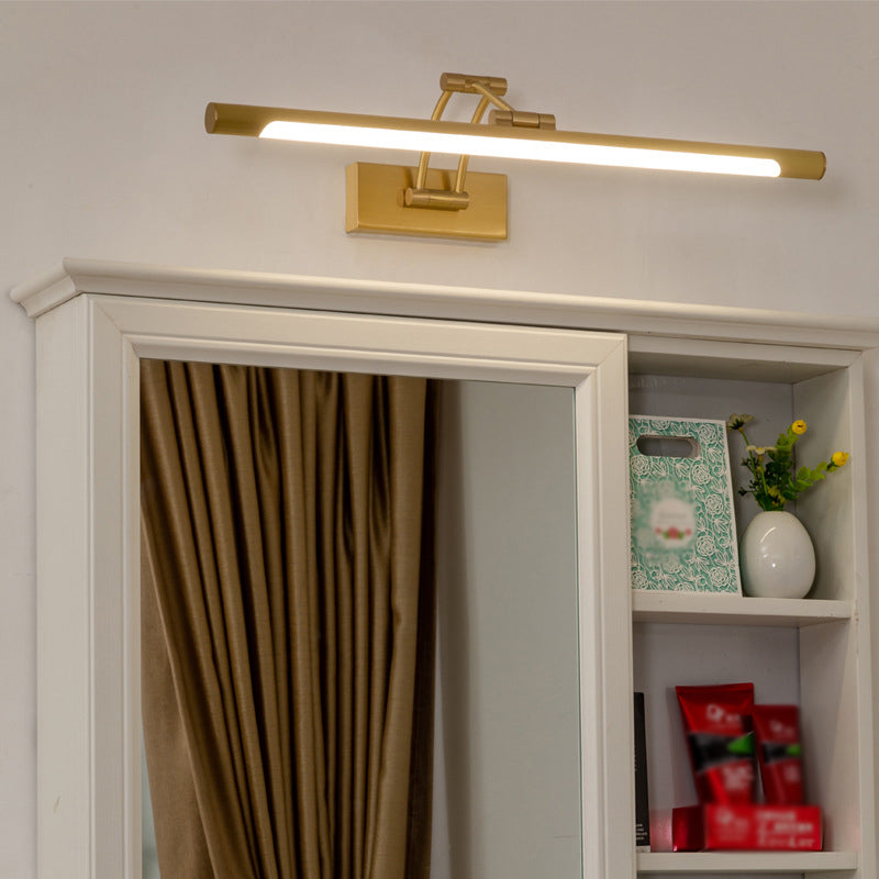 Metal Linear Vanity Wall Sconce Modern Style 1 Light Vanity Lighting Fixtures